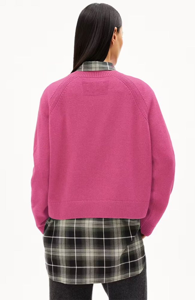 ARMEDANGELS woman Diliriaa crushed berry from organic & recycled wool | Sophie Stone