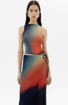 Thinking MU Dora top multicolor in recycled polyester women | Sophie Stone