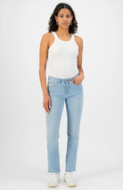 MUD jeans Faye low slim jeans sunny stone from organic cotton ladies | Sophie Stone