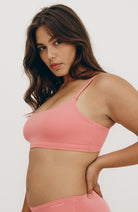 Organic Basics Flex Bralette Melone aus Bio-Baumwolle | Sophie Stone