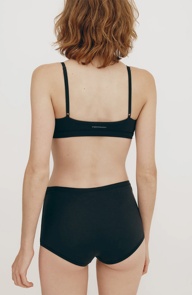 Organic Basics Flex shorty black made from organic cotton women | Sophie Stone
