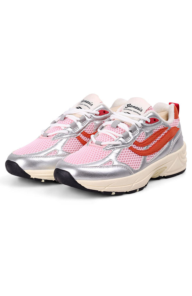 Genesis G-Eco`99 Multi Sneaker rosa-silber veganes Leder Damen | Sophie Stone