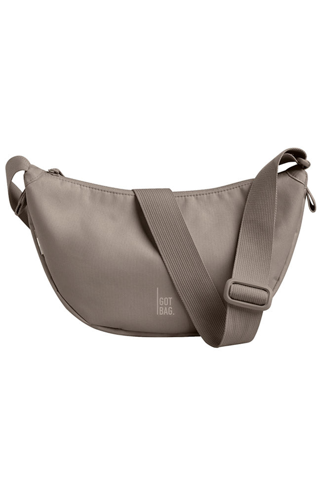 GOT BAG Moon Bag Small Brown Made from Recycled Ocean Plastic, Unisex | Sophie Stone