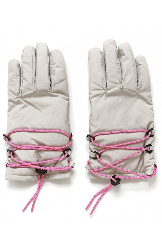 VERB TO DO Love pink handschoenen gerecycled nylon voor dames | Sophie Stone