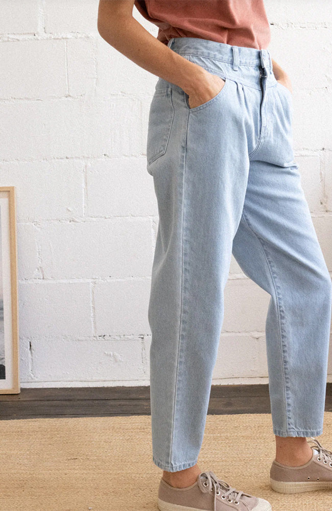 TWOTHIRDS Kiritibati jeans sky blue van o.a. bio katoen | Sophie Stone