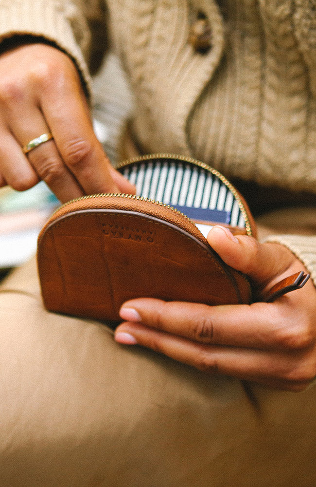 O MY BAG Laura Münzgeldbörse Klassisches Krokoleder Unisex