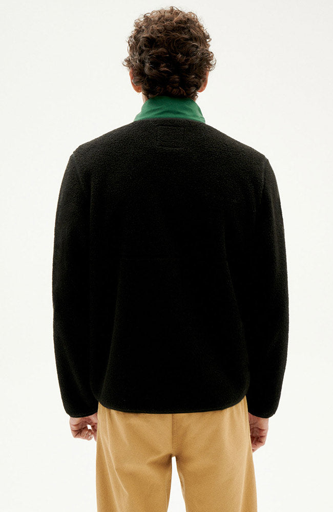 Thinking MU Black Lewis sweatshirt van duurzaam materiaal | Sophie Stone