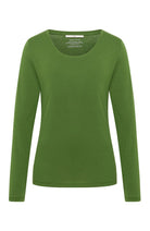 Lanius grasgroene longsleeve van bio katoen voor dames | Sophie Stone