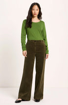 Lanius groene longsleeve van bio katoen voor vrouwen | Sophie Stone