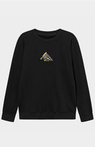 Dedicated Malmoe sweater logo peak black from organic cotton men | Sophie Stone