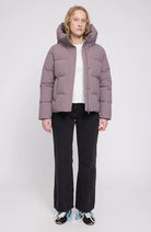 MAZINE Basic Puffer jack paars van GRS voor vrouwen | Sophie Stone