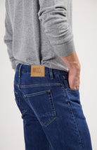 MUD Jeans Hank Mid Tapered jeans medium stone from organic cotton men | Sophie Stone