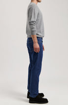 MUD Jeans Hank Mid Tapered pants medium stone from organic cotton men | Sophie Stone