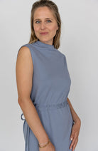 STORY OF MINE Midi jurk blauw duurzaam & eerlijk gemaakt | Sophie Stone