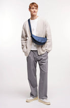 GOT BAG Moon Bag Small Blue Made from Recycled Ocean Plastic for Women | Sophie Stone