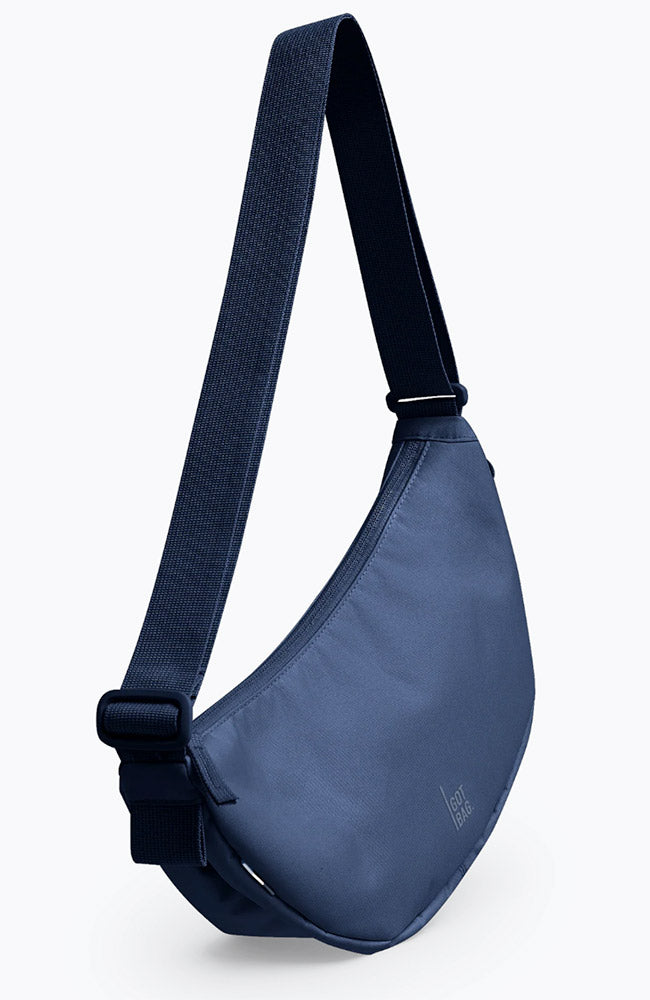 GOT BAG Moon Bag Small Blue, made from recycled plastic, unisex | Sophie Stone