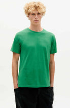 Thinking MU hemp and organic cotton t-shirt clover green for men | Sophie Stone