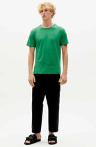 Thinking MU hemp and organic cotton t-shirt clover green | Sophie Stone