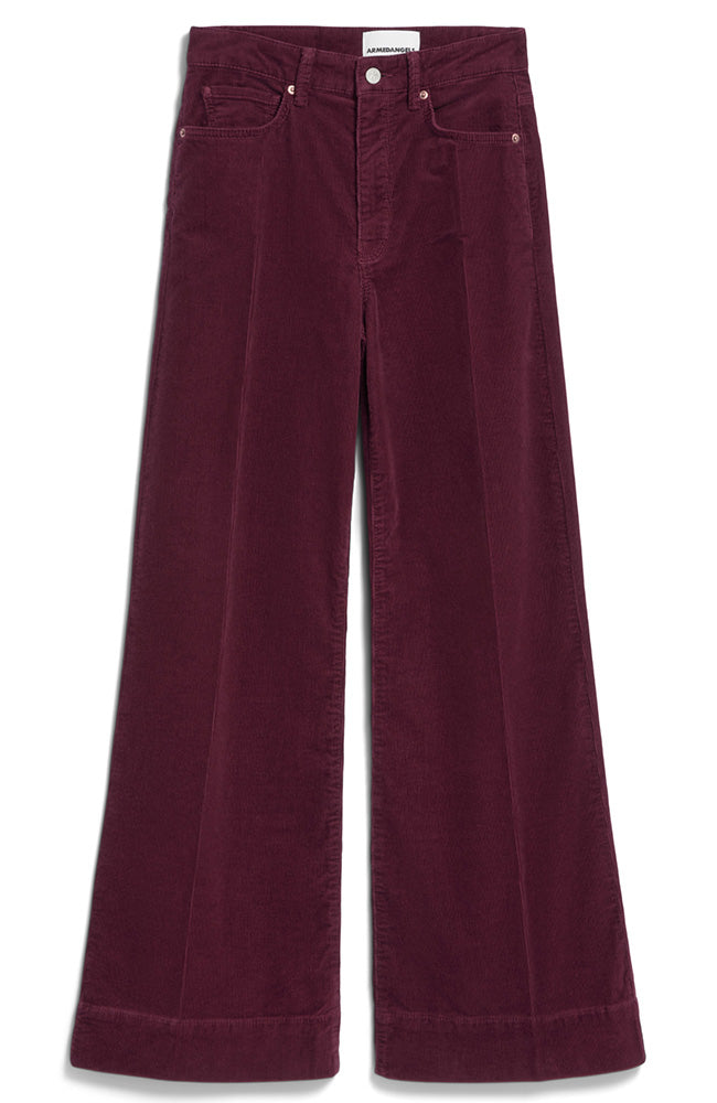 ARMEDANGELS Murliaa corduroy broek cranberry dames | Sophie Stone