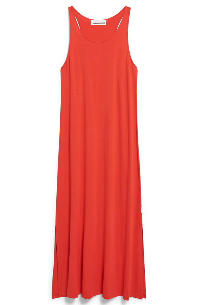 ARMEDANGELS Nisaa Litaa jurk poppy red | Sophie Stone