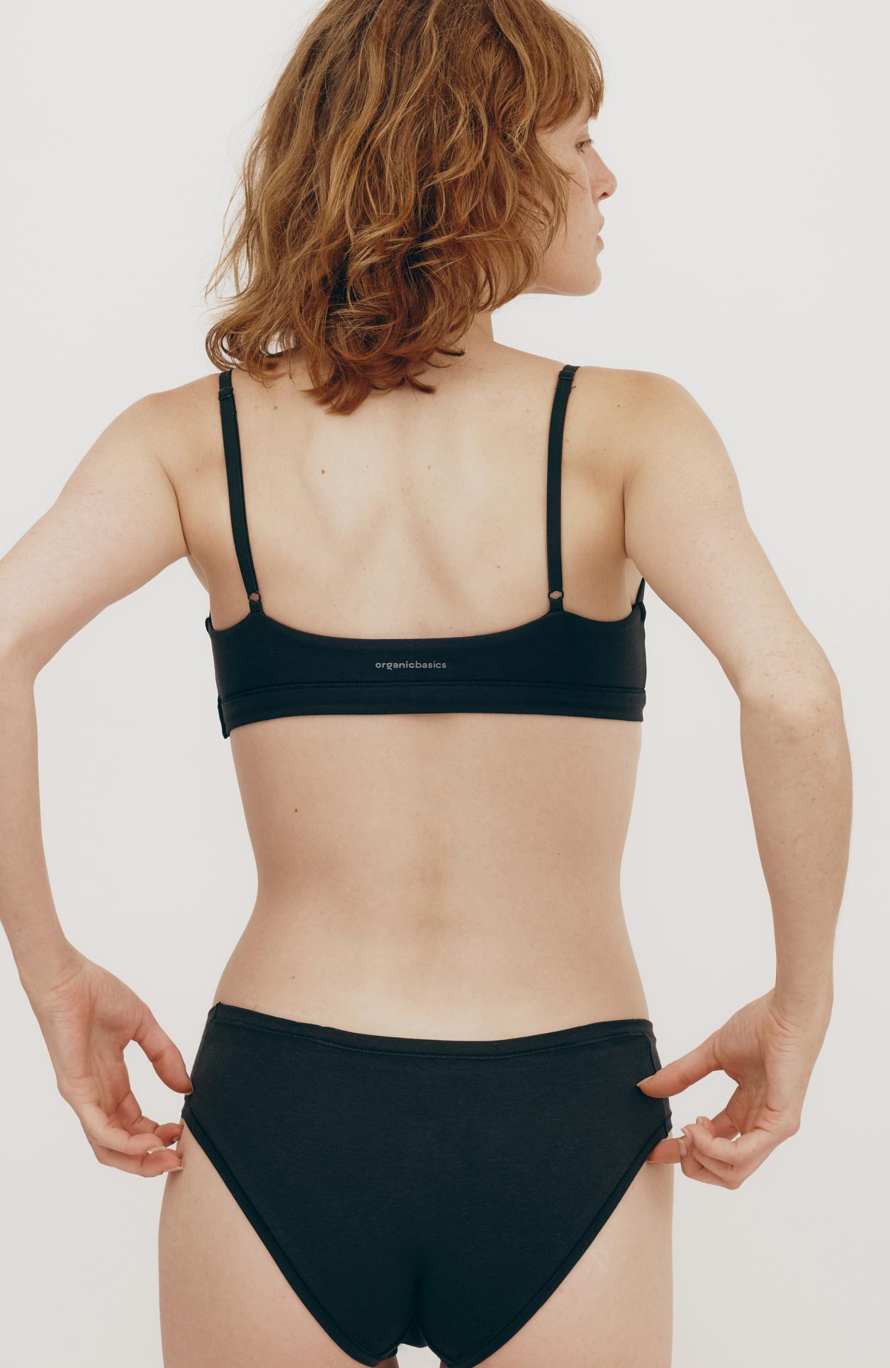 Organic Basics 3-pack Flex hipster zwart van bio katoen dames | Sophie Stone