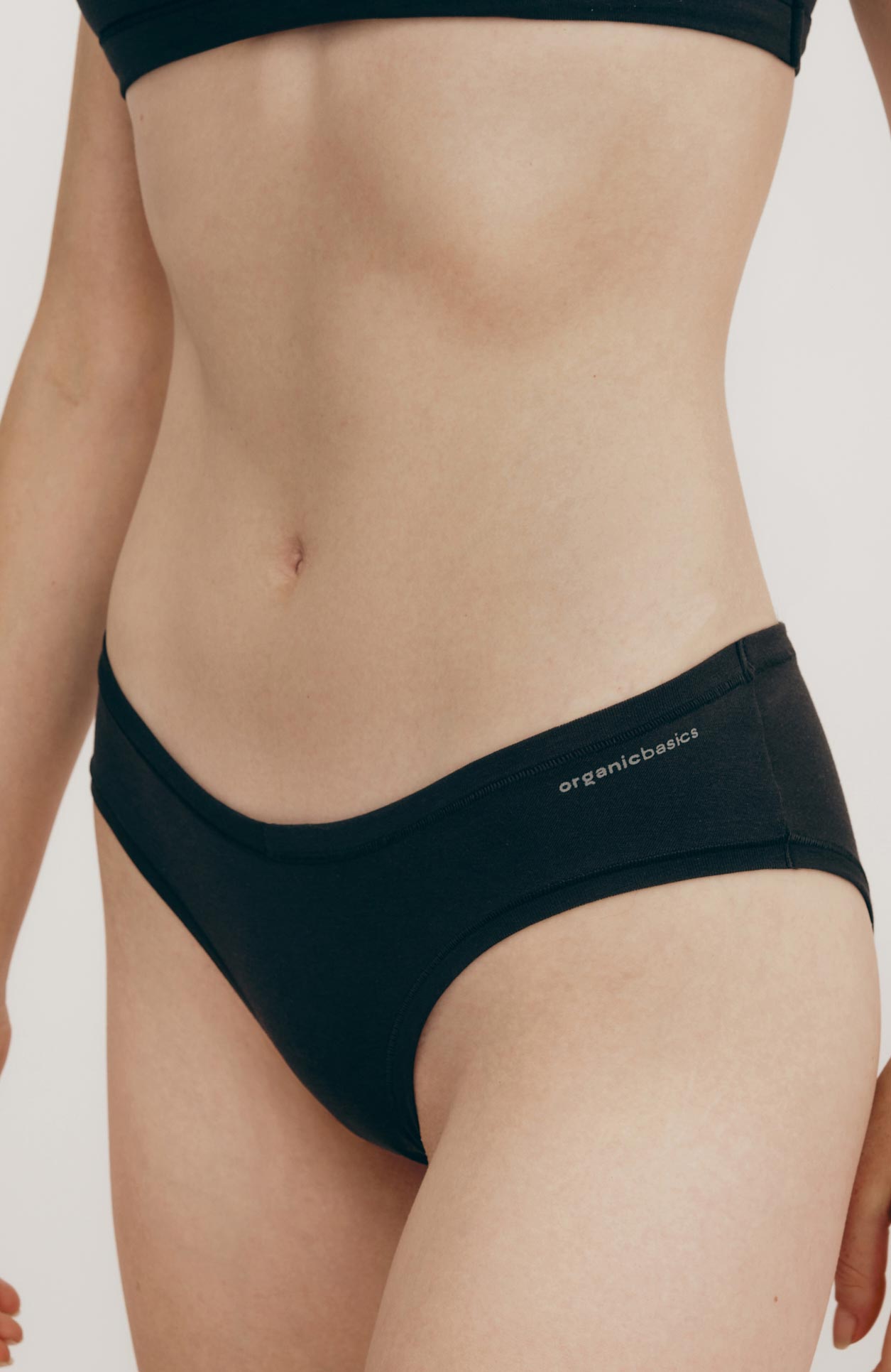 Organic Basics 3-pack Flex hipster zwart van biologisch katoen vrouwen | Sophie Stone