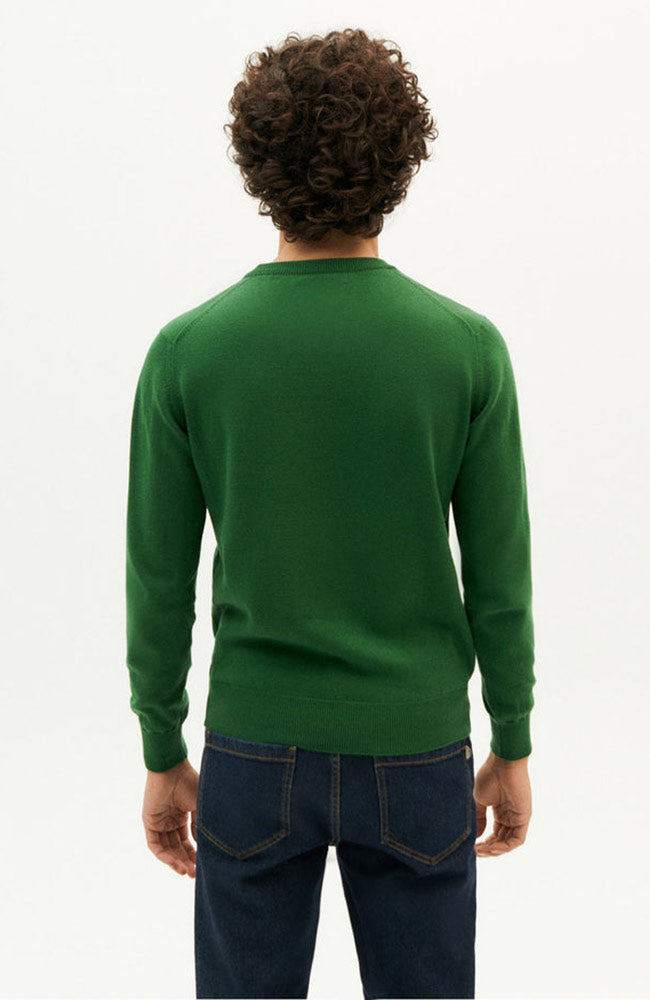 Thinking MU Orlando knit sweater green | Sophie Stone