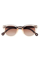 Parafina Cala Transparent Nude Sunglasses made from recycled HDPE plastic, unisex | Sophie Stone