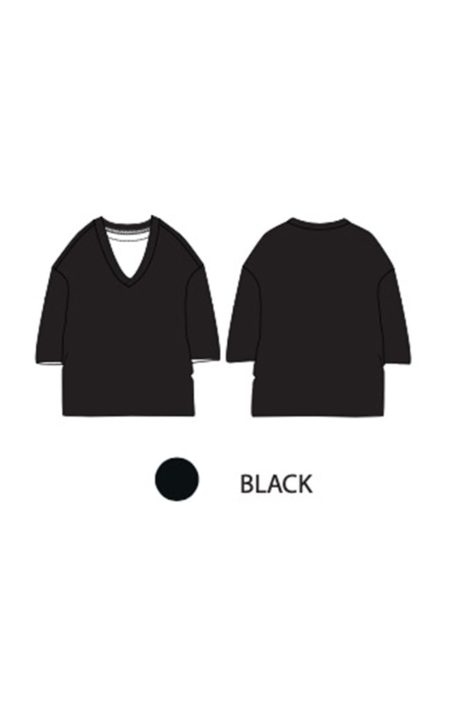NEW OPTIMIST Pettirosso t-shirt zwart van bio katoen dames | Sophie Stone