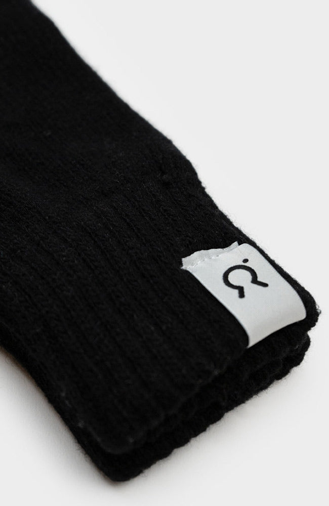 RIFO Anita handschoenen zwart van duurzaam gerecycled kasjmier en wol | Sophie Stone
