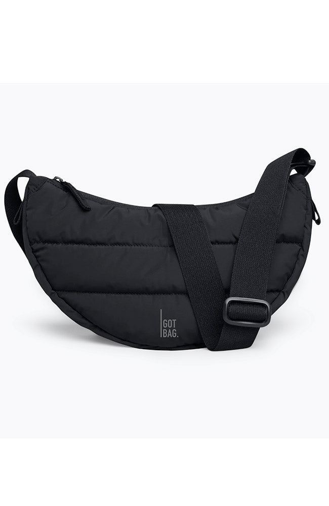 GOT BAG Moon Bag Small Puffer Jacket, Black, Recycled Material, Unisex | Sophie Stone