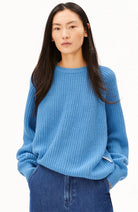 ARMEDANGELS rib trui skylight van bio katoen en wol vrouw | Sophie Stone