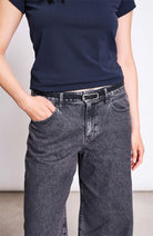 JAN N JUNE Nyby riem black silver python Uppeal™ 34% dames | Sophie Stone