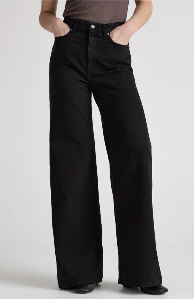 MUD Jeans Sara High Loose Jeans nero nero von a.o. organic cotton für Frauen | Sophie Stone