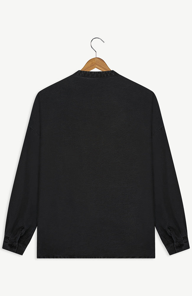NEW OPTIMIST Scia blouse black van biologisch katoen | Sophie Stone