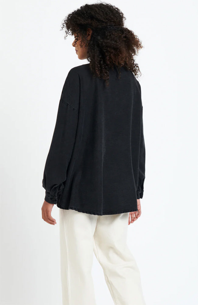 NEW OPTIMIST Scia blouse black from more sustainable lyocell TENCEL | Sophie Stone