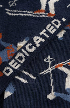 Dedicated sokken ski team donkerblauw van 75% bio katoen dames | Sophie Stone