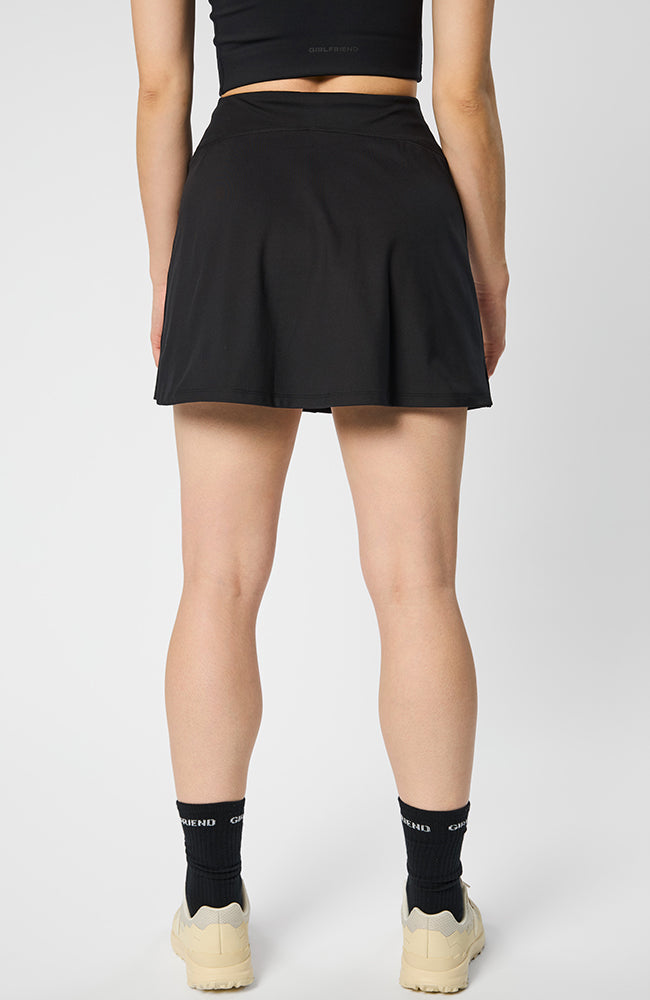 Girlfriend Collective Skort schwarz aus recyceltem Polyester Frauen | Sophie Stone