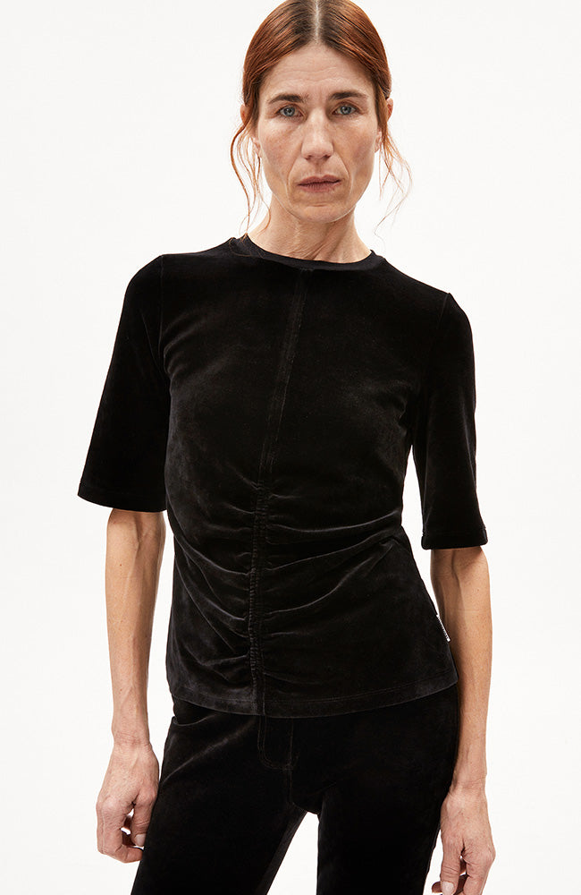 ARMEDANGELS Traslaraa top in modal and organic cotton in black for women | Sophie Stone