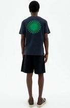 Thinking MU Sol t-shirt contrast navy from organic cotton for men | Sophie Stone