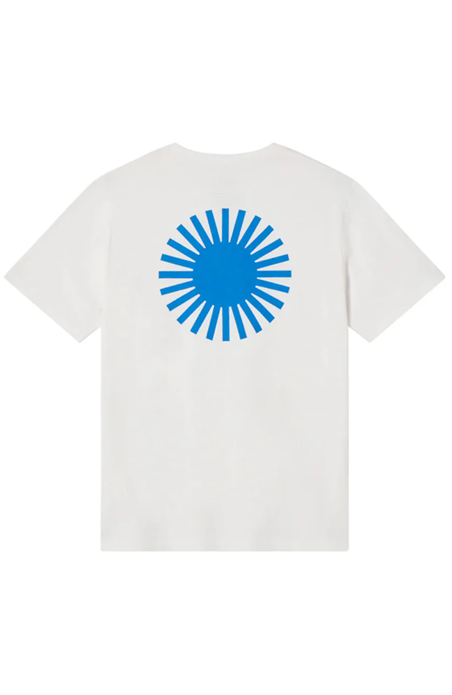 Thinking MU Sol t-shirt contrast white van bio katoen voor heren | Sophie Stone