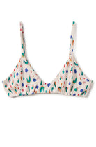 TWOTHIRDS Sutton bikini top abstract multicolor from recycled plastic for women | Sophie Stone 