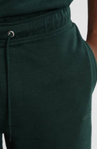 Dedicated Sweatpants lund logo dark green van bio katoen | Sophie Stone