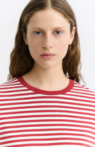 Thinking MU Emily longsleeve shirt gestreept van biologisch katoen dames | Sophie Stone