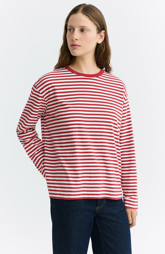 Thinking MU Emily longsleeve gestreept van bio katoen dames | Sophie Stone