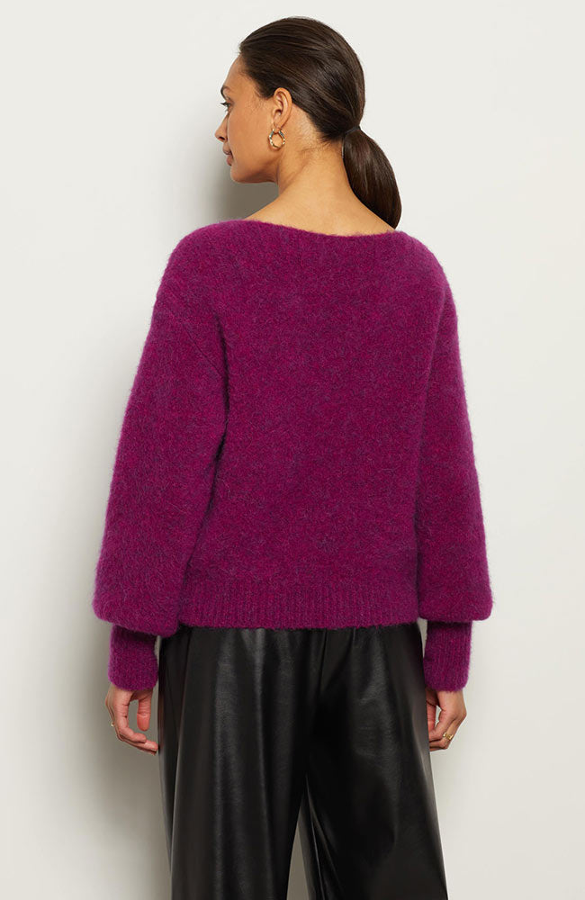 Alchemist Leto sweater purple van wol | Sophie Stone