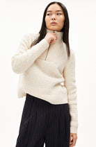 ARMEDANGELS Tulipaa sweater oatmilk made of wool for women | Sophie Stone