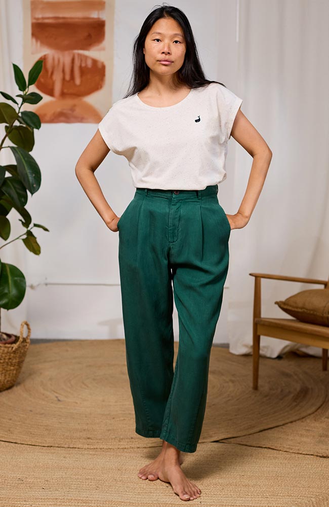 TWOTHIRDS Quirimbas t-shirt faux white made from recycled material women's | Sophie Stone