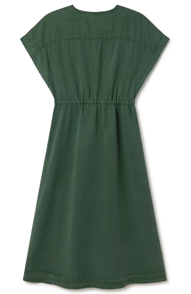 TWOTHIRDS Marasusa dress green made from TENCEL lyocell for women | Sophie Stone