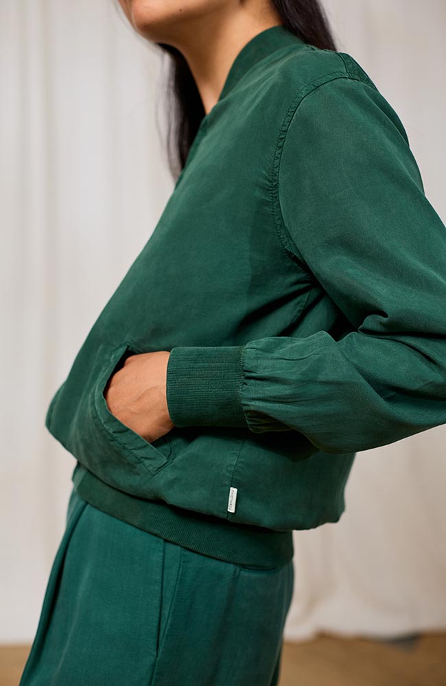 TWOTHIRDS Vulcano jacket green by TENCEl women | Sophie Stone